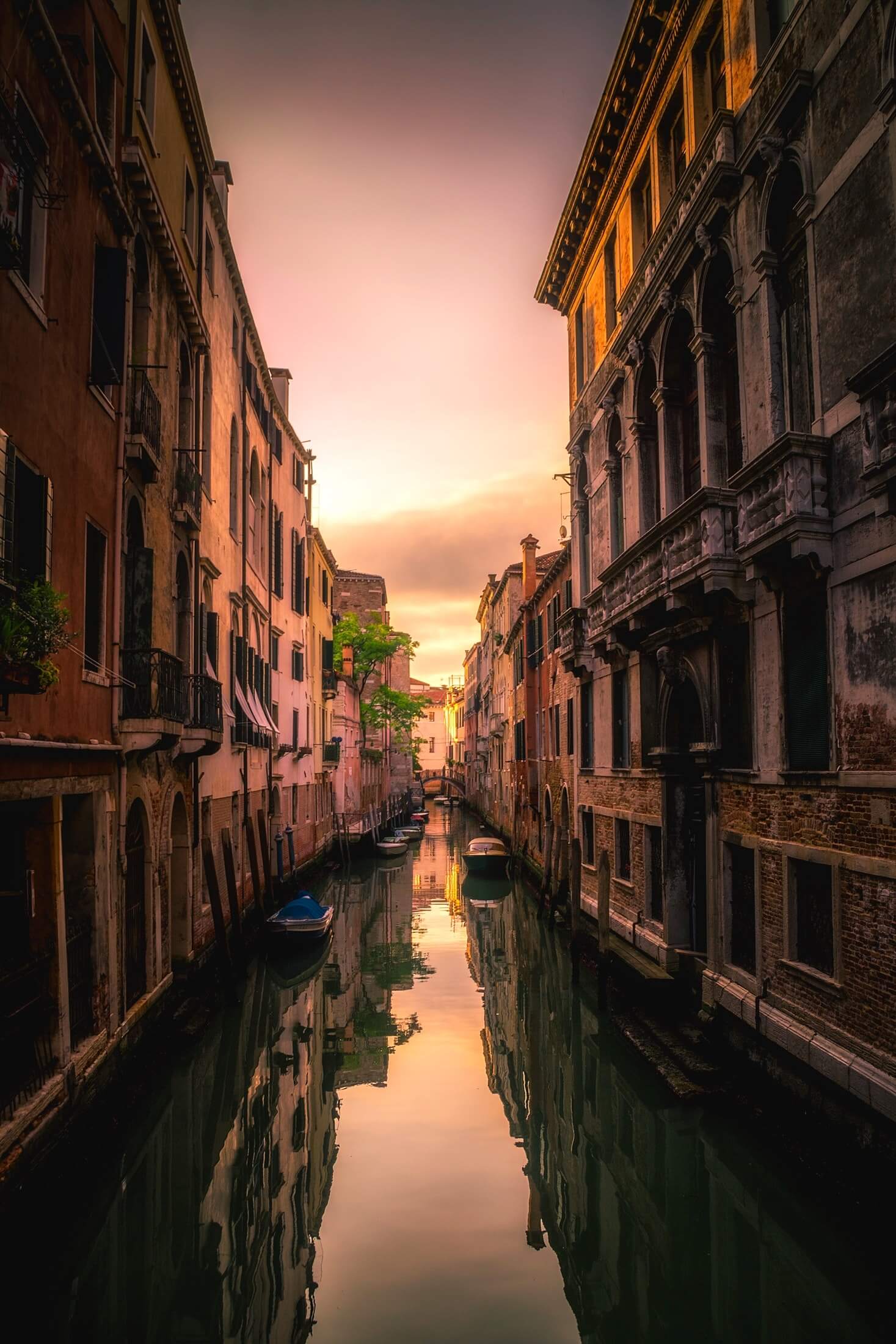 Venecia puesta sol