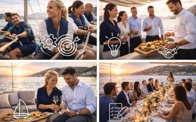 Claves del team building y los eventos en barco para empresas